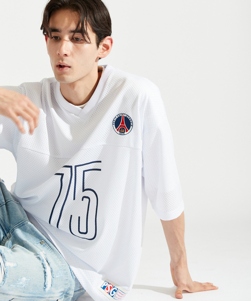 PARIS SAINT-GERMAIN(パリサンジェルマン)の「【Paris Saint-Germain / パリ・サン=ジェルマン】JP MESH TEE(Tシャツ/カットソー・メンズ・ホワイト/ブラック・X-LARGE/LARGE/MEDIUM)」の12枚目の写真