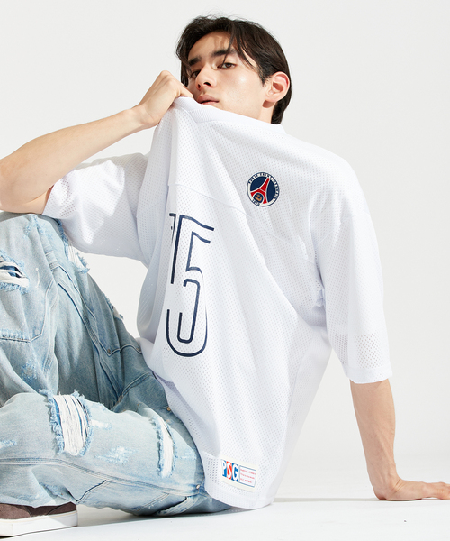 PARIS SAINT-GERMAIN(パリサンジェルマン)の「【Paris Saint-Germain / パリ・サン=ジェルマン】JP MESH TEE(Tシャツ/カットソー・メンズ・ホワイト/ブラック・X-LARGE/LARGE/MEDIUM)」の13枚目の写真