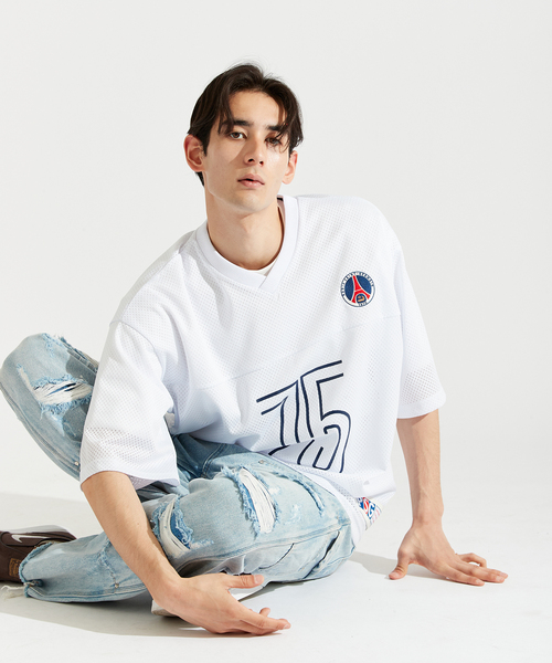 PARIS SAINT-GERMAIN(パリサンジェルマン)の「【Paris Saint-Germain / パリ・サン=ジェルマン】JP MESH TEE(Tシャツ/カットソー・メンズ・ホワイト/ブラック・X-LARGE/LARGE/MEDIUM)」の15枚目の写真