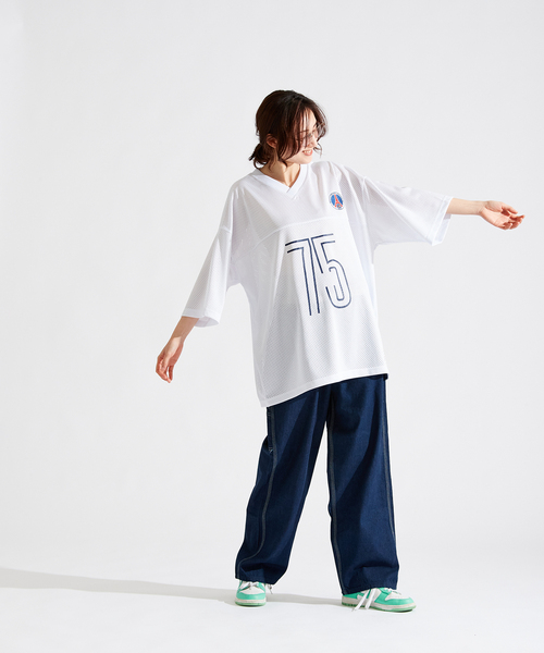 PARIS SAINT-GERMAIN(パリサンジェルマン)の「【Paris Saint-Germain / パリ・サン=ジェルマン】JP MESH TEE(Tシャツ/カットソー・メンズ・ホワイト/ブラック・X-LARGE/LARGE/MEDIUM)」の22枚目の写真