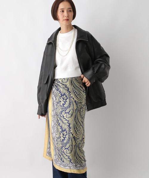 LEPSIM(レプシィム)の「大判スクエアスカーフ 303219(バンダナ/スカーフ・レディース・ブルー/ネイビー/イエロー/ブラック/カーキ/ライトピンク/ブルー系その他/グレー/アイボリー/キャメル/ライトブルー/レッド・ONE SIZE)」の9枚目の写真