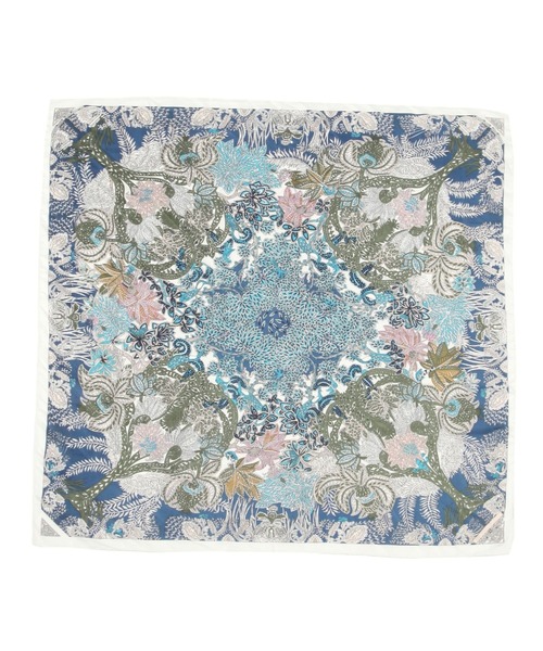 LEPSIM(レプシィム)の「大判スクエアスカーフ 303219(バンダナ/スカーフ・レディース・ブルー/ネイビー/イエロー/ブラック/カーキ/ライトピンク/ブルー系その他/グレー/アイボリー/キャメル/ライトブルー/レッド・ONE SIZE)」の20枚目の写真