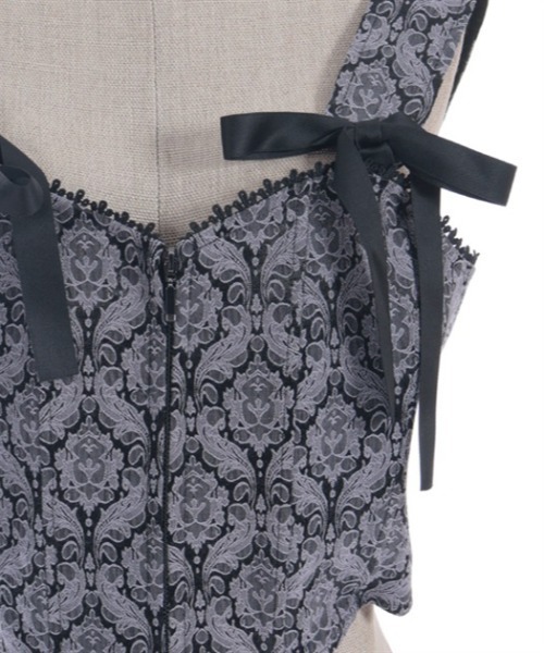 ベスト ジレ ボーン入りジャカードビスチェ レディース axes femme｜ボーン入りジャカードビスチェ | Rakuten Fashion