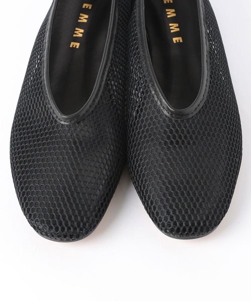 REMME（レメ）の「【REMME】メッシュシューズ（パンプス・レディース・ブラック/アイボリー・36inch/37inch/38inch）」の4枚目の写真