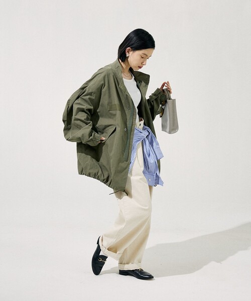 FREAK'S STORE（フリークスストア）の「【限定展開】M-65 ショートモッズ（モッズコート・レディース・オフホワイト/オリーブ/ブラック・ﾌﾘ-）」の18枚目の写真