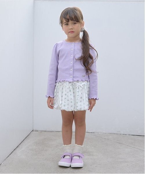 Lycee mine（リセマイン）の「【セットアップ可能】リボン付きバルーンスカート（スカート・キッズ・レモンイエロー/オフホワイト/ラベンダー・110cm/150cm/100cm/120cm/140cm/130cm）」の12枚目の写真