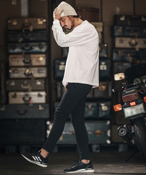 wjk reluxe(ダブルジェーケーリラックス)の「mp13270-heavy urake cut off easy pants イージーパンツ(その他パンツ・メンズ・ブラック/チャコール/トップグレー・S/M/L)」の5枚目の写真