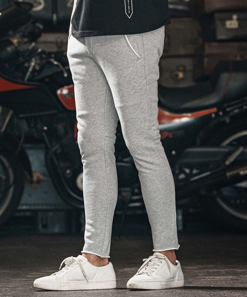 wjk reluxe(ダブルジェーケーリラックス)の「mp13270-heavy urake cut off easy pants イージーパンツ(その他パンツ・メンズ・ブラック/チャコール/トップグレー・S/M/L)」の6枚目の写真