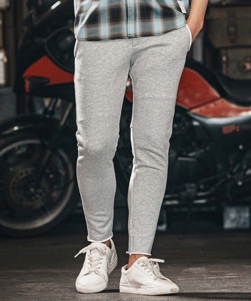 wjk reluxe(ダブルジェーケーリラックス)の「mp13270-heavy urake cut off easy pants イージーパンツ(その他パンツ・メンズ・ブラック/チャコール/トップグレー・S/M/L)」の7枚目の写真