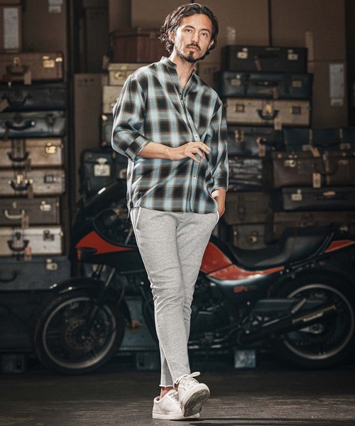 wjk reluxe(ダブルジェーケーリラックス)の「mp13270-heavy urake cut off easy pants イージーパンツ(その他パンツ・メンズ・ブラック/チャコール/トップグレー・S/M/L)」の10枚目の写真