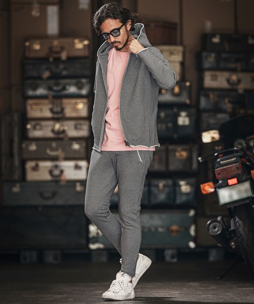wjk reluxe(ダブルジェーケーリラックス)の「mp13270-heavy urake cut off easy pants イージーパンツ(その他パンツ・メンズ・ブラック/チャコール/トップグレー・S/M/L)」の17枚目の写真
