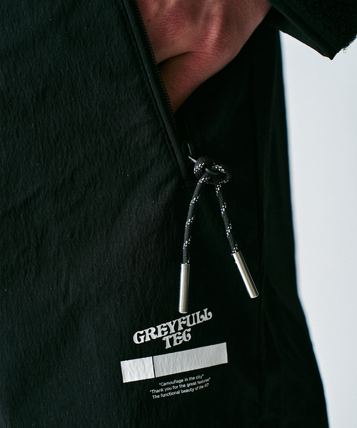 417 EDIFICE（フォーワンセブンエディフィス）の「ワッシャーナイロンイージーパンツ（カーゴパンツ・メンズ・ブラック・LARGE/MEDIUM/SMALL）」の21枚目の写真