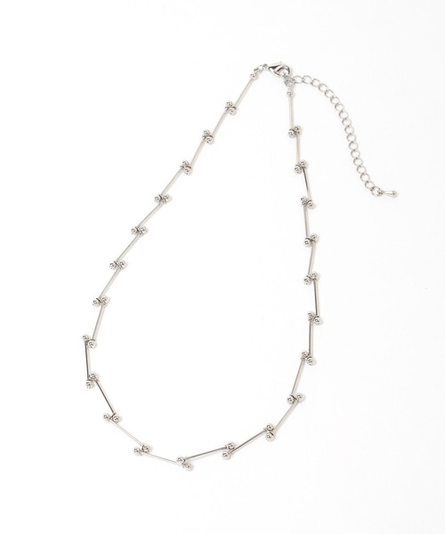 GLOBAL WORK（グローバルワーク）の「MATINEE LINE/ジグザグチェーンネックレス/288868（ネックレス・レディース・シルバー/ゴールド・FREE）」の6枚目の写真