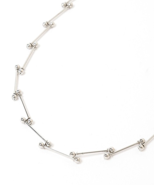 GLOBAL WORK（グローバルワーク）の「MATINEE LINE/ジグザグチェーンネックレス/288868（ネックレス・レディース・シルバー/ゴールド・FREE）」の7枚目の写真