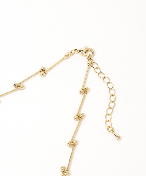 GLOBAL WORK（グローバルワーク）の「MATINEE LINE/ジグザグチェーンネックレス/288868（ネックレス・レディース・シルバー/ゴールド・FREE）」の8枚目の写真