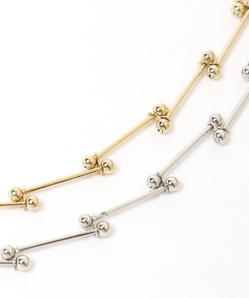 GLOBAL WORK（グローバルワーク）の「MATINEE LINE/ジグザグチェーンネックレス/288868（ネックレス・レディース・シルバー/ゴールド・FREE）」の9枚目の写真