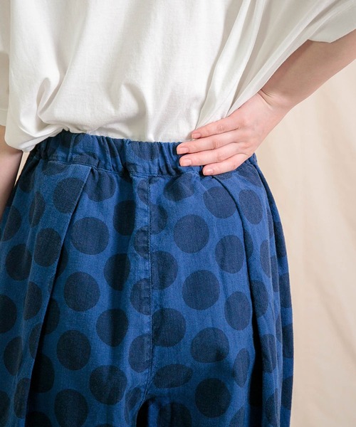 Brocante / ブロカント] 水玉キャンバス バロンパンツ | Domingo