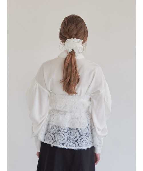 etre loin（エトルワン）の「Tulle bare top & shirt set