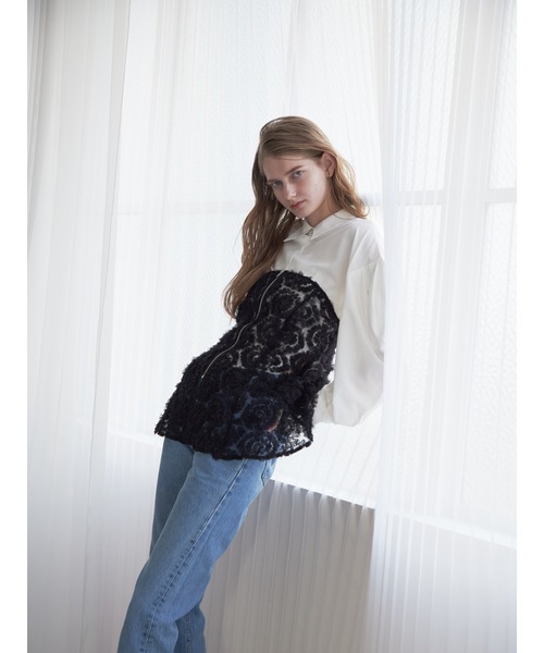 トップス etre loin Tulle bare top & shirt set セール】Tulle bare top & shirt set（シャツ/ブラウス）｜etre