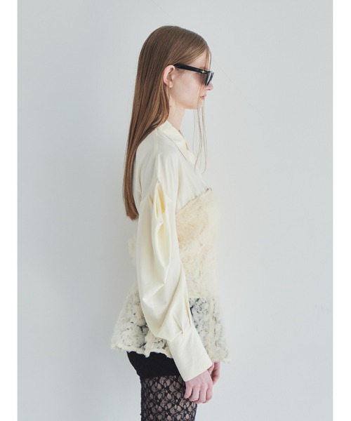 トップス etre loin Tulle bare top & shirt set セール】Tulle bare top & shirt set（シャツ/ブラウス）｜etre