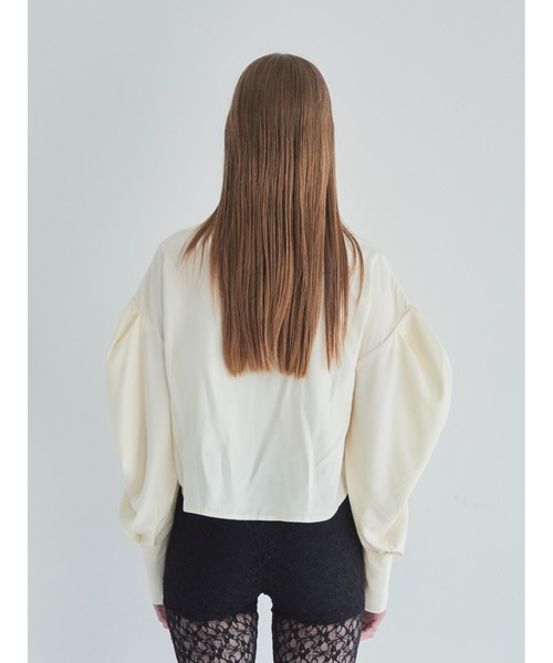 セール】Tulle bare top & shirt set（シャツ/ブラウス）｜etre