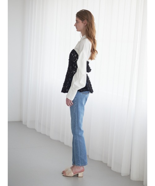 トップス etre loin Tulle bare top & shirt set セール】Tulle bare top & shirt set（シャツ/ブラウス）｜etre