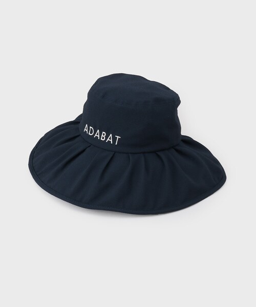 adabat（アダバット）の「ギャザーUVハット（ハット・レディース・ネイビー系2/グレー系7/ブルー系7・00）」の2枚目の写真