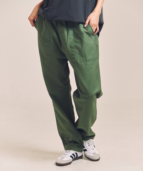 GUNG HO(ガンホー)の「GUNG HO EAZY FATIGUE PANTS -BACK SATIN-(その他パンツ・メンズ・ブラック/オリーブ・M/L/XL)」の2枚目の写真
