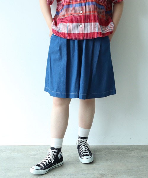 △5.5oz denim キュロットパンツ（その他パンツ）｜bulle de