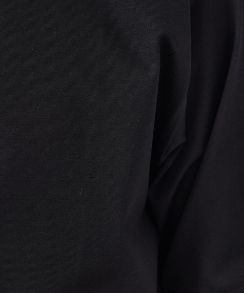 ABAHOUSE GRAY(アバハウスグレイ)の「【接触冷感】シルケット天竺ワイドリブ 半袖Tシャツ(Tシャツ/カットソー・メンズ・グリーン/ホワイト/ネイビー/ブラック/グレイッシュベージュ・46/44/50/48)」の11枚目の写真