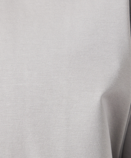 ABAHOUSE GRAY(アバハウスグレイ)の「【接触冷感】シルケット天竺ワイドリブ 半袖Tシャツ(Tシャツ/カットソー・メンズ・グリーン/ホワイト/ネイビー/ブラック/グレイッシュベージュ・46/44/50/48)」の19枚目の写真