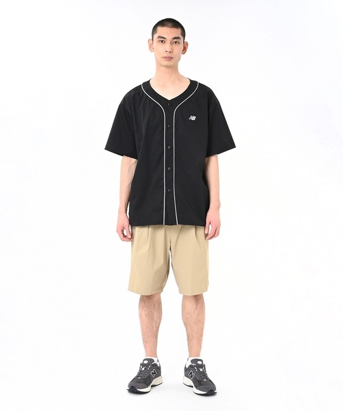 【新品タグ付き】New Balance ベースボールシャツ XL ベージュ ベースボールシャツ（Tシャツ/カットソー）｜New Balance
