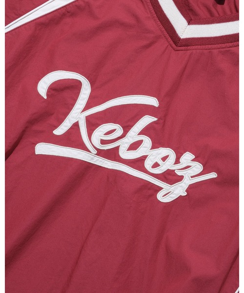 KEBOZ（ケボズ）の「COTTON V NECK PULLOVER JACKET（ブルゾン・メンズ・ブラック/ホワイト/バーガンディー・M/L/XL）」の10枚目の写真