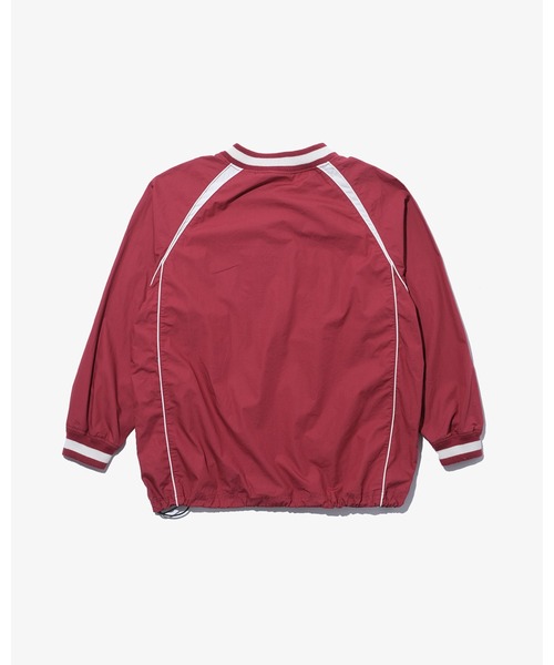 KEBOZ（ケボズ）の「COTTON V NECK PULLOVER JACKET（ブルゾン・メンズ・ブラック/ホワイト/バーガンディー・M/L/XL）」の9枚目の写真