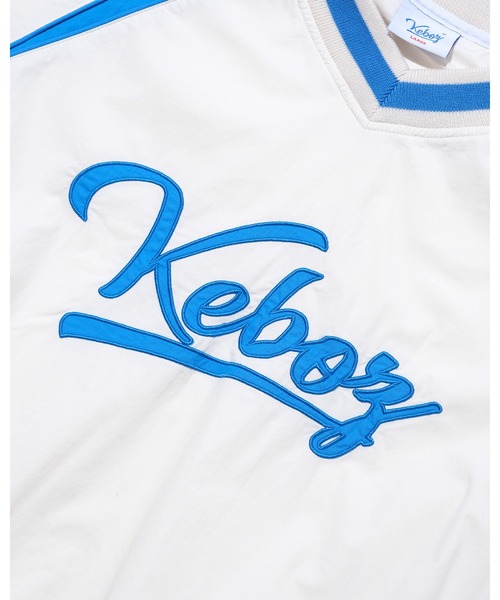 KEBOZ（ケボズ）の「COTTON V NECK PULLOVER JACKET（ブルゾン・メンズ・ブラック/ホワイト/バーガンディー・M/L/XL）」の13枚目の写真