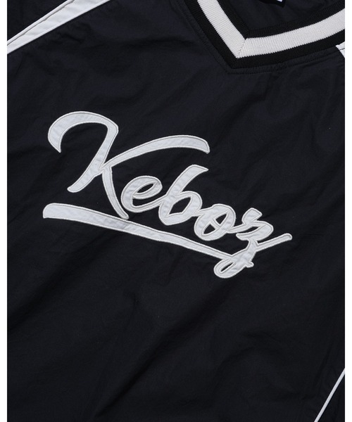 KEBOZ（ケボズ）の「COTTON V NECK PULLOVER JACKET（ブルゾン・メンズ・ブラック/ホワイト/バーガンディー・M/L/XL）」の16枚目の写真