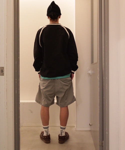 KEBOZ（ケボズ）の「COTTON V NECK PULLOVER JACKET（ブルゾン・メンズ・ブラック/ホワイト/バーガンディー・M/L/XL）」の20枚目の写真