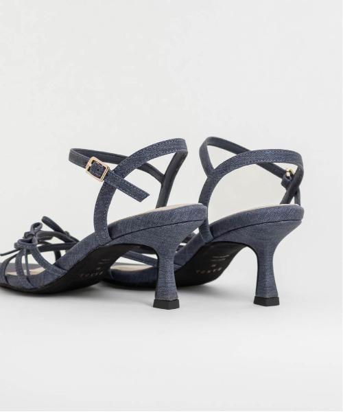 セール】ミニリボンナローストラップサンダル（サンダル