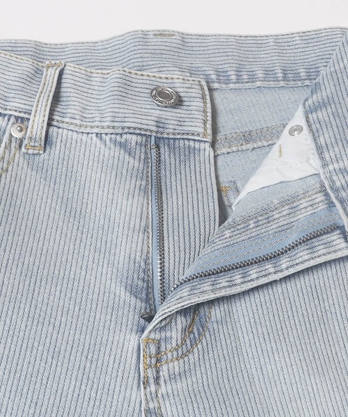 coca（coca）（コカ）の「テレコ風デニムフレアパンツ（デニムパンツ・レディース・ブルー/ライトブルー・S/L/M）」の16枚目の写真