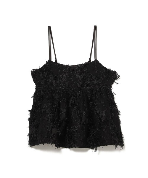 ray beams フリンジジャガードキャミソール Ray BEAMS Ray BEAMS Jacquard Camisole (T-shirts, Cut and
