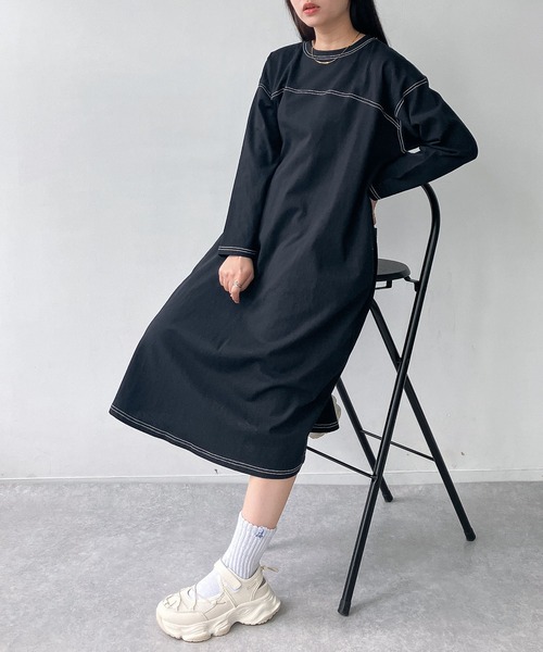 ✨新品タグ付き アズノウアズオオラカ 異国ムードOP ドッキング ワンピース 3 ✨新品タグ付き アズノウアズオオラカ 異国ムードOP ドッキング