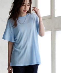 Outil ネイビー/ホワイトストライプ ボートネックカットソー　サイズ:2 Outil ネイビー/ホワイトストライプ ボートネックカットソー