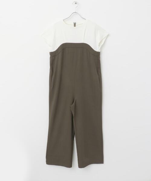 ITEMS URBANRESEARCH（アイテムズ アーバンリサーチ）の「ドッキングオールインワン（サロペット/オーバーオール・レディース・ブラック/モカ・FREE）」の9枚目の写真