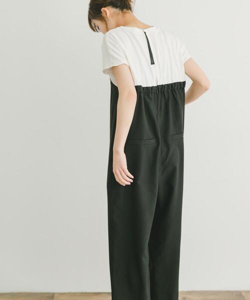 ITEMS URBANRESEARCH（アイテムズ アーバンリサーチ）の「ドッキングオールインワン（サロペット/オーバーオール・レディース・ブラック/モカ・FREE）」の13枚目の写真