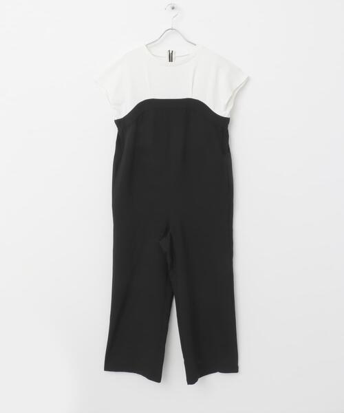 ITEMS URBANRESEARCH（アイテムズ アーバンリサーチ）の「ドッキングオールインワン（サロペット/オーバーオール・レディース・ブラック/モカ・FREE）」の18枚目の写真