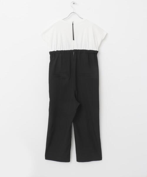 ITEMS URBANRESEARCH（アイテムズ アーバンリサーチ）の「ドッキングオールインワン（サロペット/オーバーオール・レディース・ブラック/モカ・FREE）」の20枚目の写真