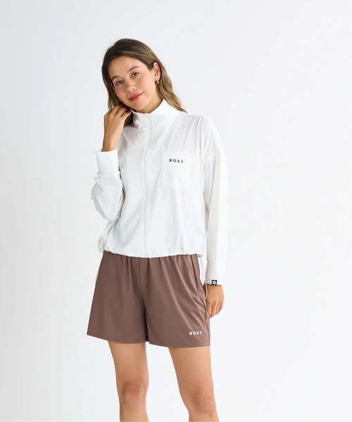 ラッシュガード ROXY Aurora Stand Up Rash Guard BLK RE21RZ199 Roxy Women's Rash Guard UPF 50+Full Zip Long Sleeve Sun
