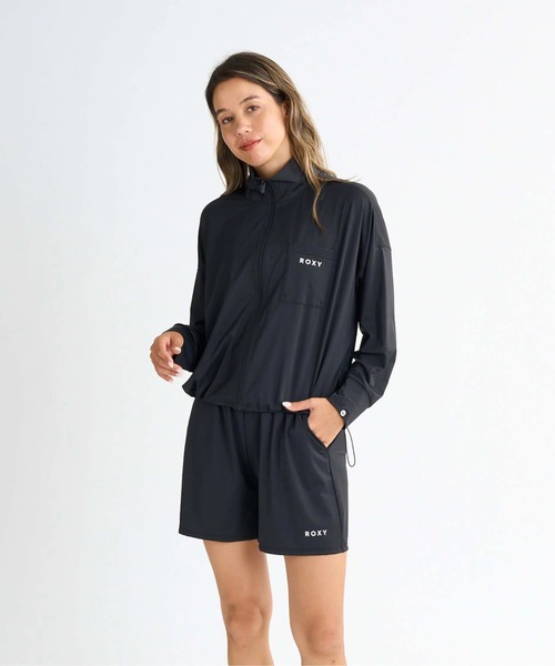 ラッシュガード ROXY Aurora Stand Up Rash Guard BLK RE21RZ199 OUTLET】Roxy AURORA STAND ラッシュガード