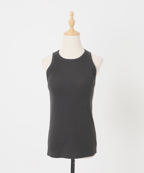 Spick & Span（スピックアンドスパン）の「《追加》カップ付きアメスリタンク2（インナーウェア/肌着・レディース・チャコールグレー/ブラウン/アイボリー/ベージュ・38/36）」の21枚目の写真