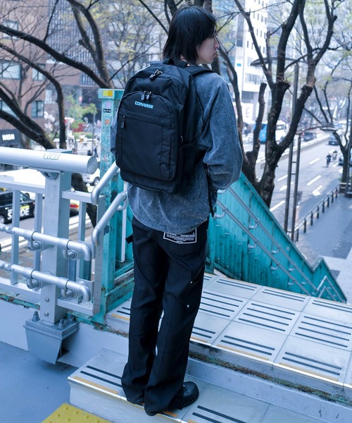 CONVERSE(コンバース)の「【CONVERSE/コンバース】NEWロゴバックパック(バックパック/リュック・メンズ・ホワイト/サックスブルー/ピンク/ブラック・FREE)」の15枚目の写真